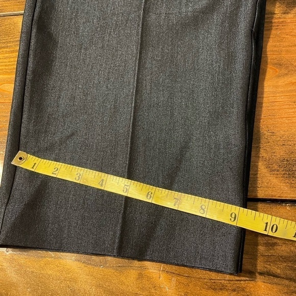 NWT Roz and Ali dark blue size 24 dress pants.  Blue denim look color - Picture 6 of 12